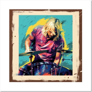 Another Drumming Portrait Posters and Art